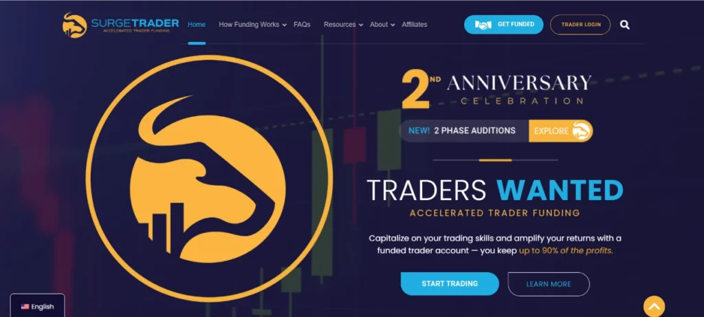 SurgeTrader Review 14 surgetrader homepage