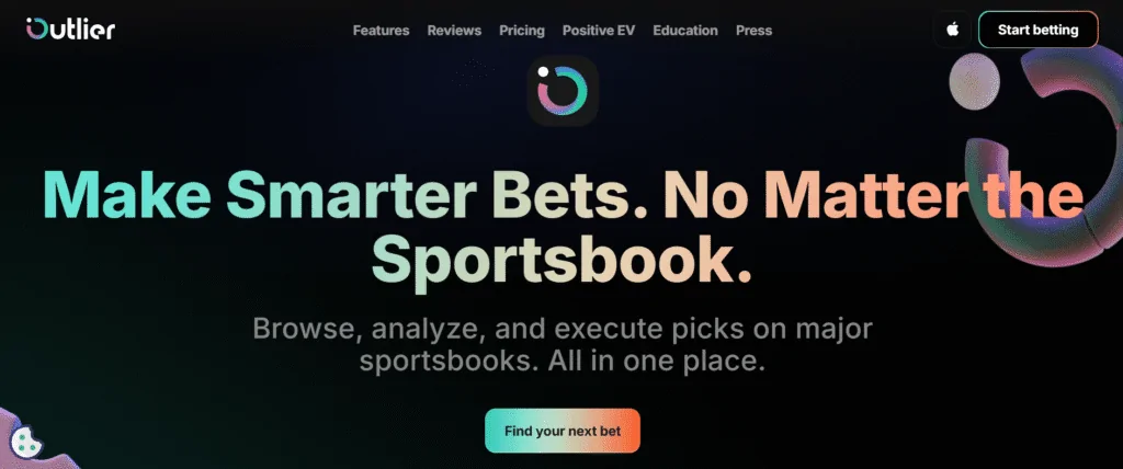 Outlier Bet Review (2025): Honest Analysis, Features, and How It Stacks Up 2 outlier bet homepage review
