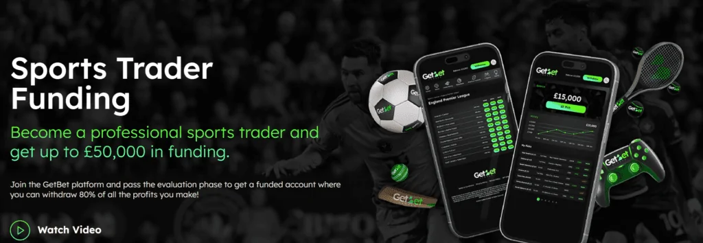 GetBet Funded Review 2025: Funded Sports Betting + 10% Off Code 2 getbet funded homepage